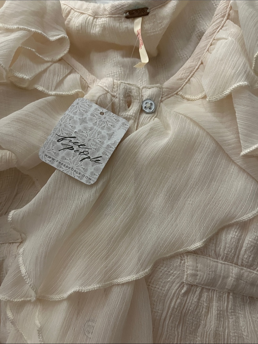 Read Description- Free People Isla Midi dress Medium - Picture 6 of 6